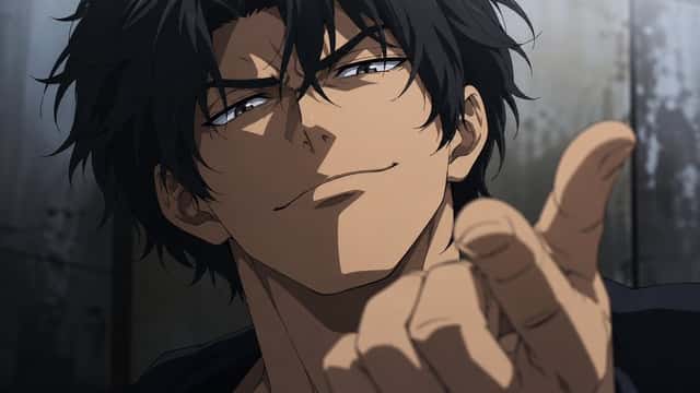 Smirking Anime Man Close-Up preview