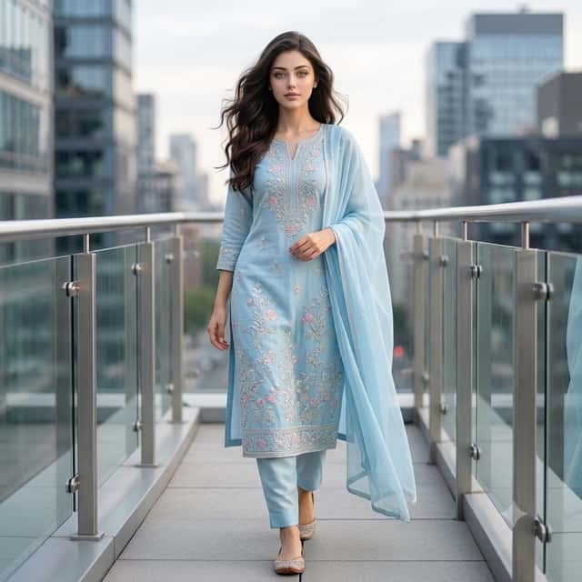 Urban South Asian Fashion Portrait preview