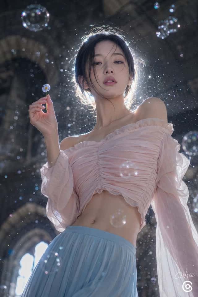 Hyper Realistic Dreamy Low Angle Portrait preview