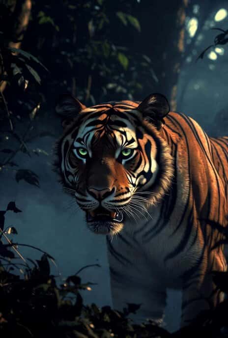 Grok Imagine Video Prompt: Cinematic Tiger Close-up preview