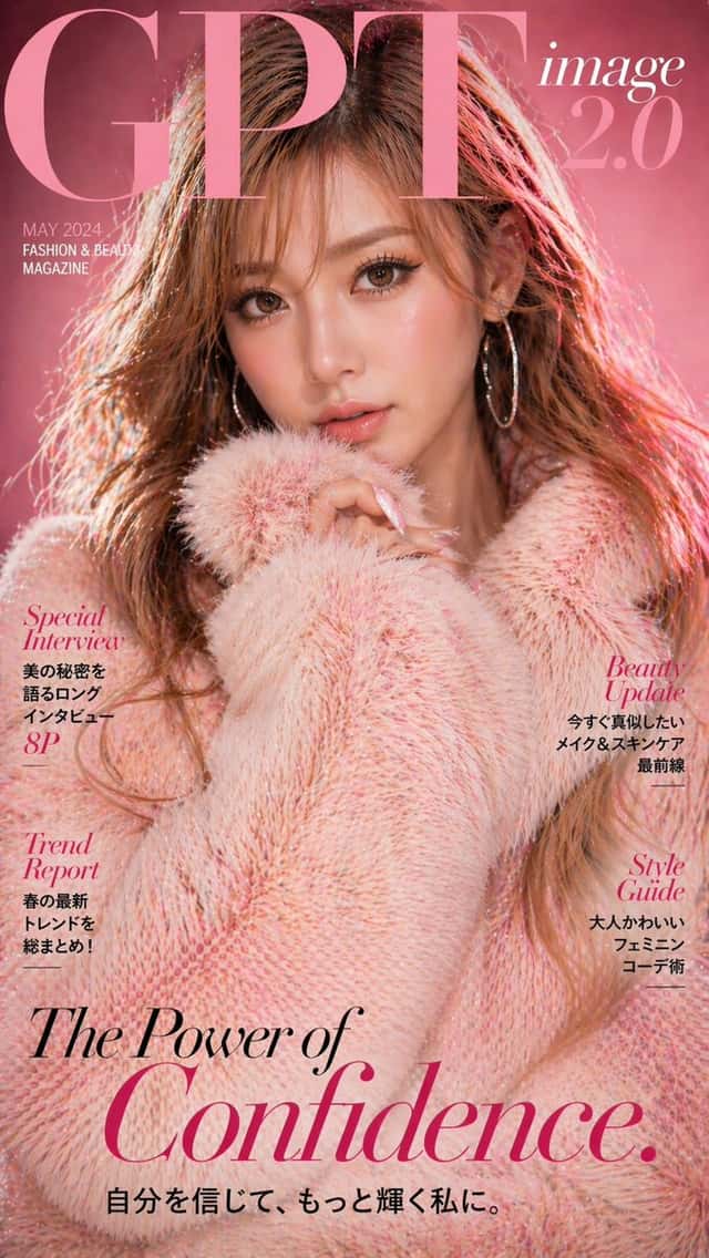 Pink Fashion Magazine Cover preview