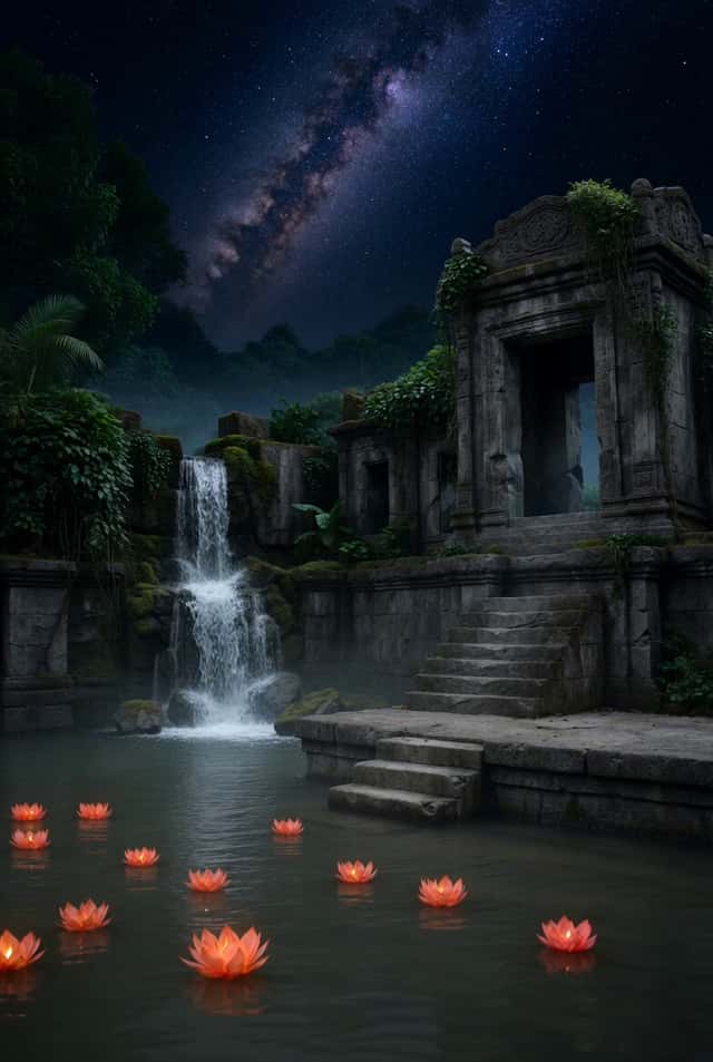 Lotus Lanterns and Milky Way Sanctuary preview