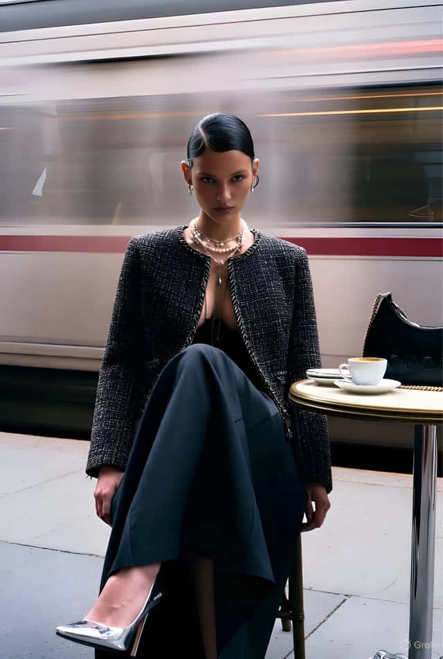 Gucci Campaign Subway Platform Fashion Prompt preview