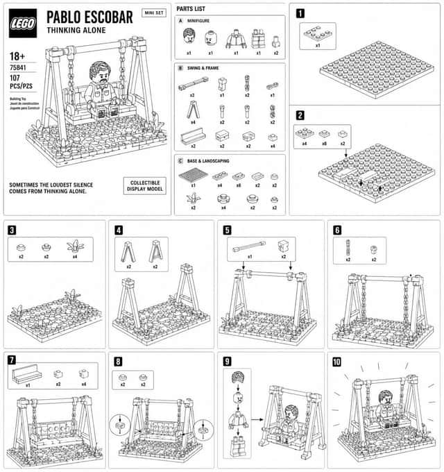 LEGO Mini Set Instruction Poster preview