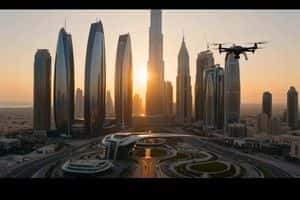 Cinematic Dubai Skyline Drone View preview