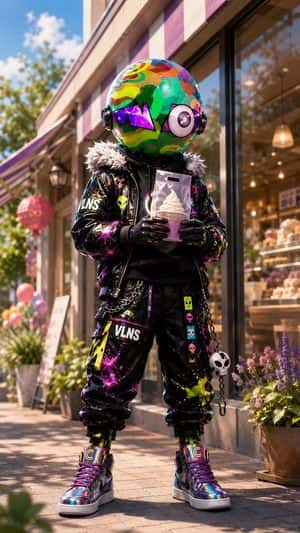 Psychedelic Mascot Streetwear Portrait preview