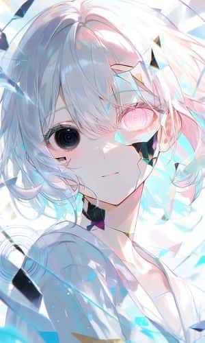 Crystalline Cybernetic Anime Girl preview