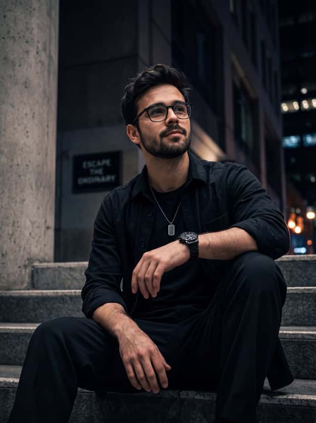Urban Night Streetwear Portrait preview