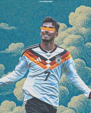 Cinematic Stylized Football Poster preview