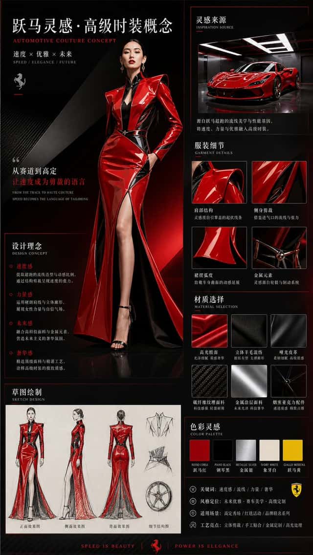 Vehicle-Inspired Fashion Design Infographic preview