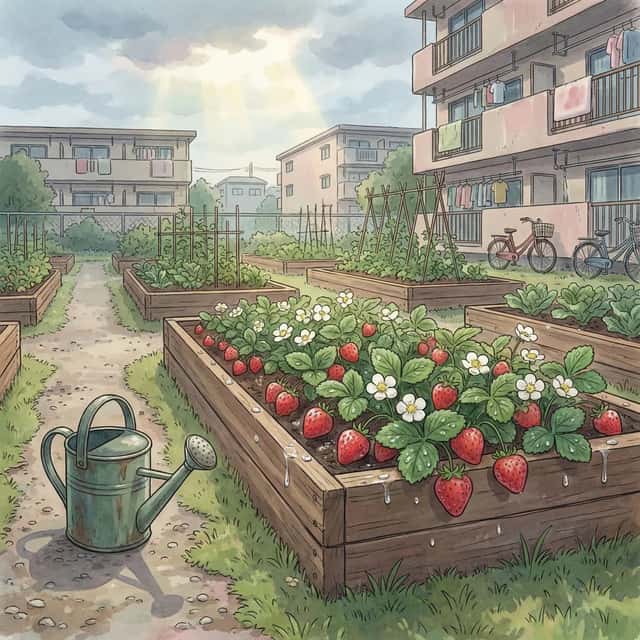 Urban Anime Garden Illustration preview