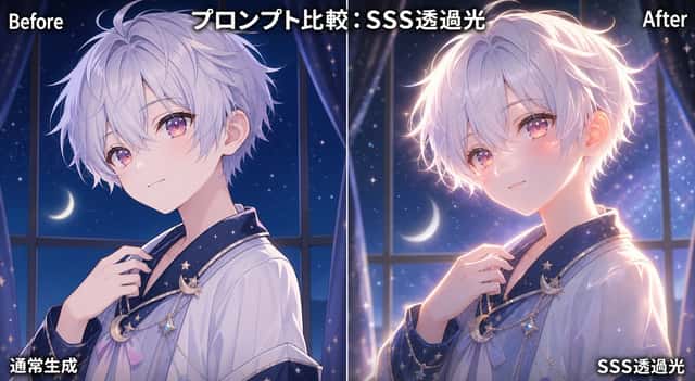 SSS Translucent Light Comparison preview
