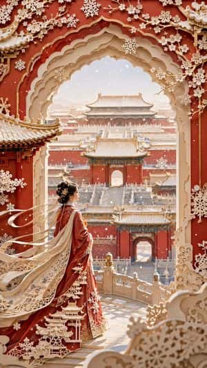 Forbidden City Papercut Art preview