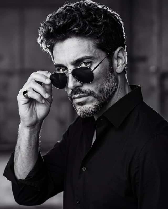High Contrast Monochrome Male Portrait preview