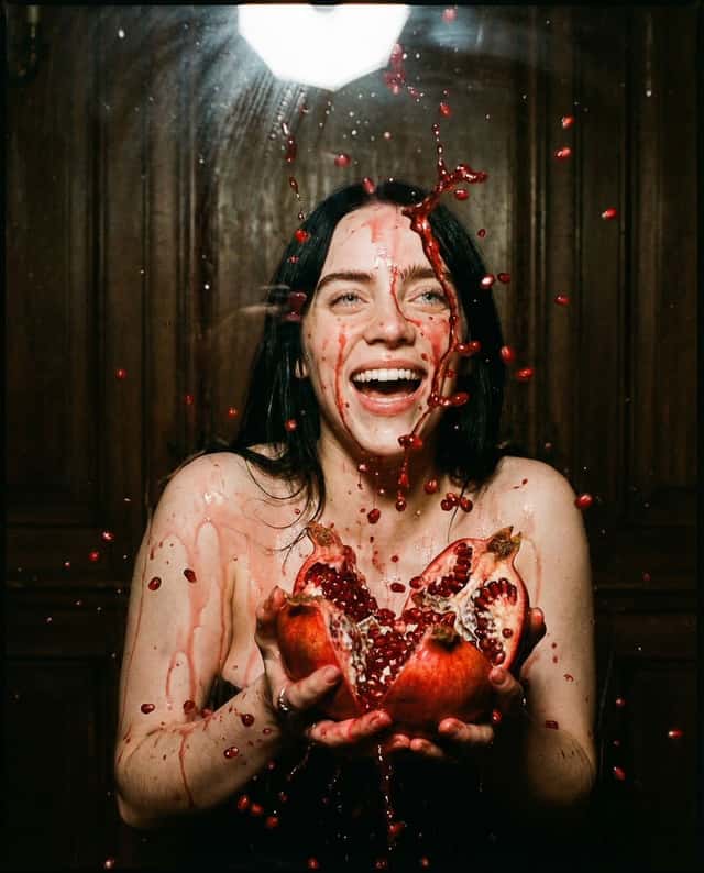 Surreal Cinematic Pomegranate Portrait preview
