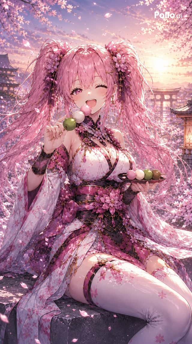 Sakura Kunoichi Dango Portrait preview