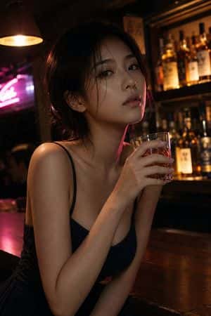 Candid Japanese Bar Photography preview