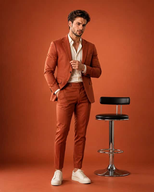Fashion Editorial Stool Portrait preview