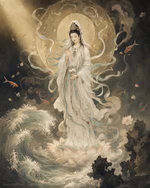 Museum Quality Sacred Guanyin Poster preview