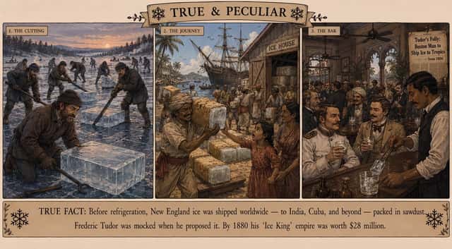 Vintage Ice Trade Triptych Poster preview