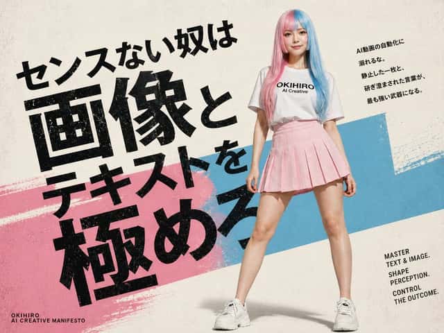 Japanese AI Creative Manifesto Poster preview