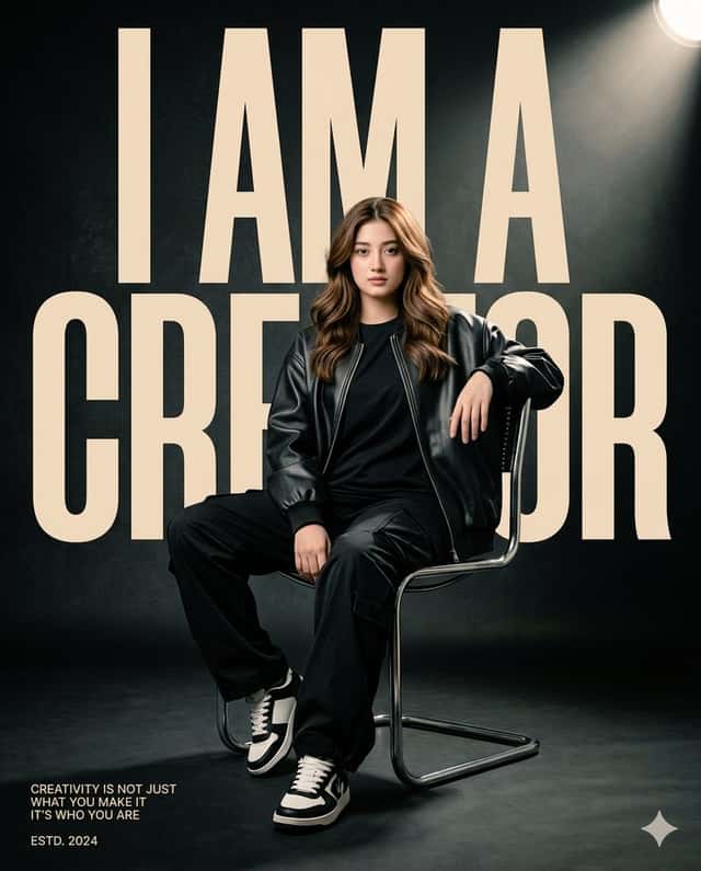 Luxury Streetwear Fashion Editorial Poster preview