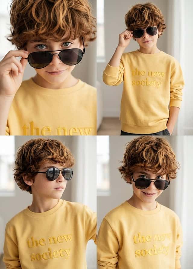 Consistent Child Portrait Photo Grid preview