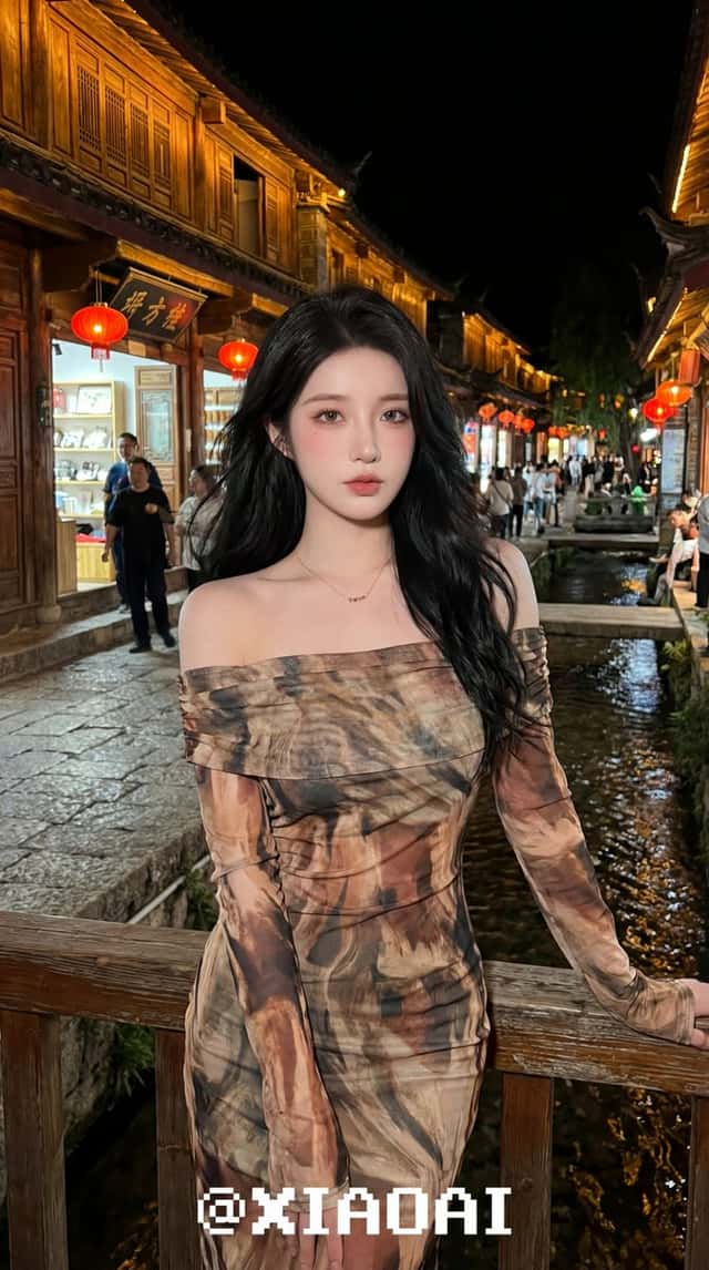 Hyper-realistic Night Portrait of an Asian Woman in Chongqing preview