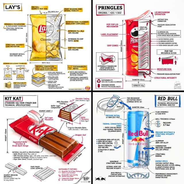 Technical Engineering Product Infographic preview