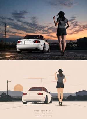 Twilight Pause Cinematic Editorial Poster preview
