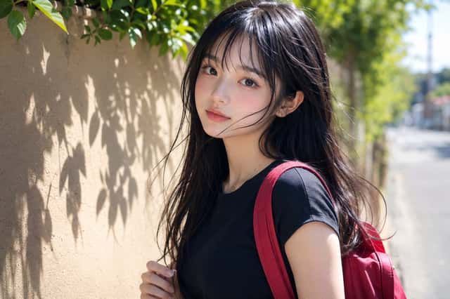 Japanese School Girl Portrait preview