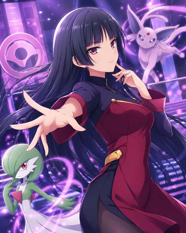 Psychic Trainer Anime Battle Art preview