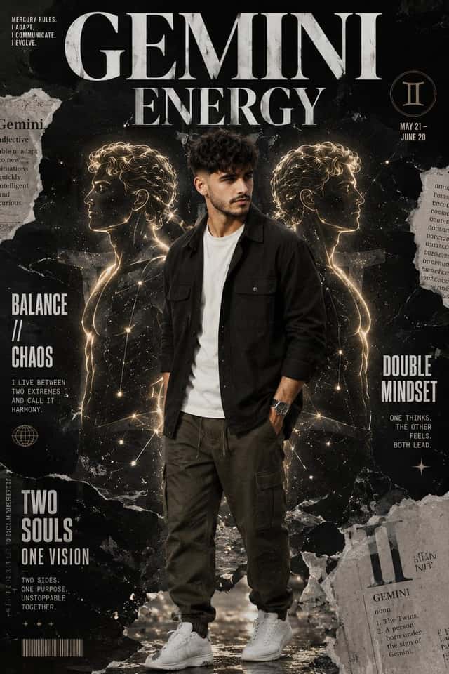 Ultra-Realistic Zodiac Editorial Poster preview
