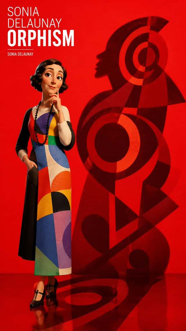 Sonia Delaunay Orphism Fashion Poster preview