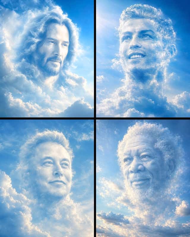 Ethereal Cloud Portrait Reimaging preview