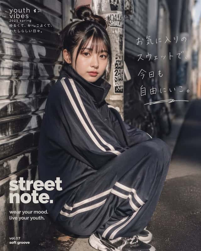 Japanese Streetwear Editorial Poster preview