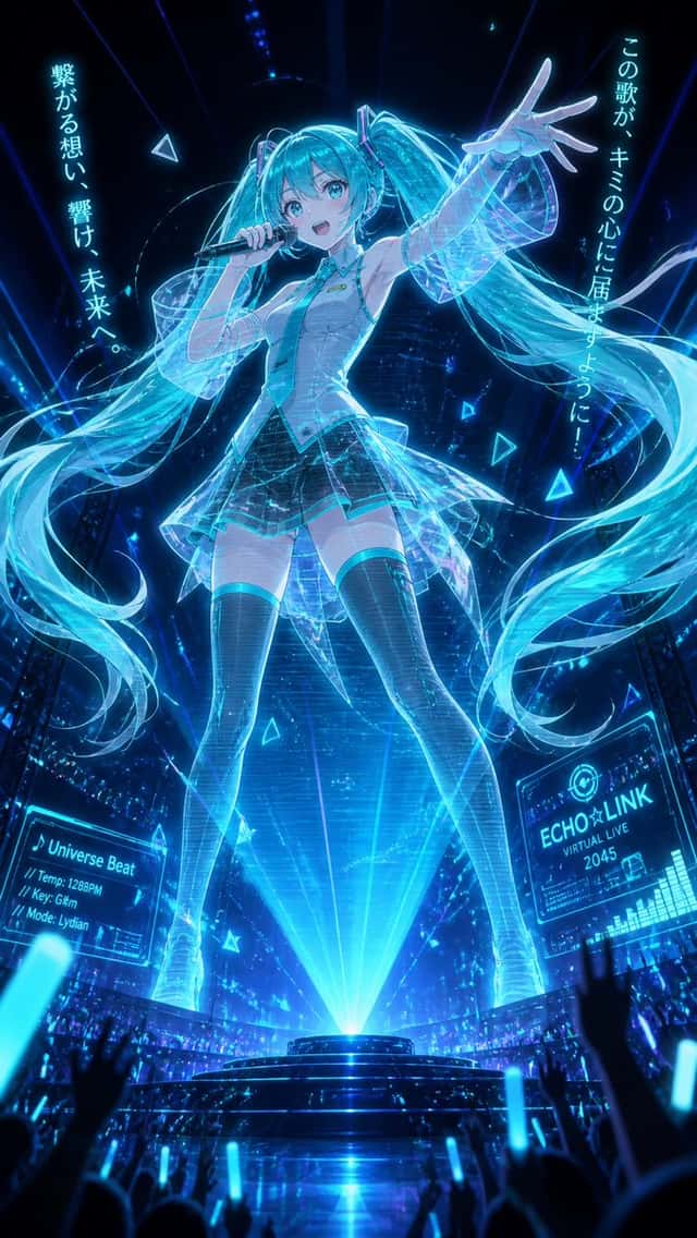 Holographic Miku Cyber Concert preview