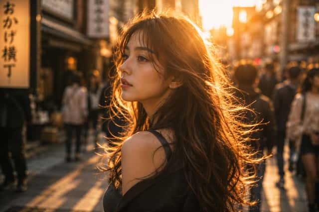 Tokyo Golden Hour Street Snapshot preview