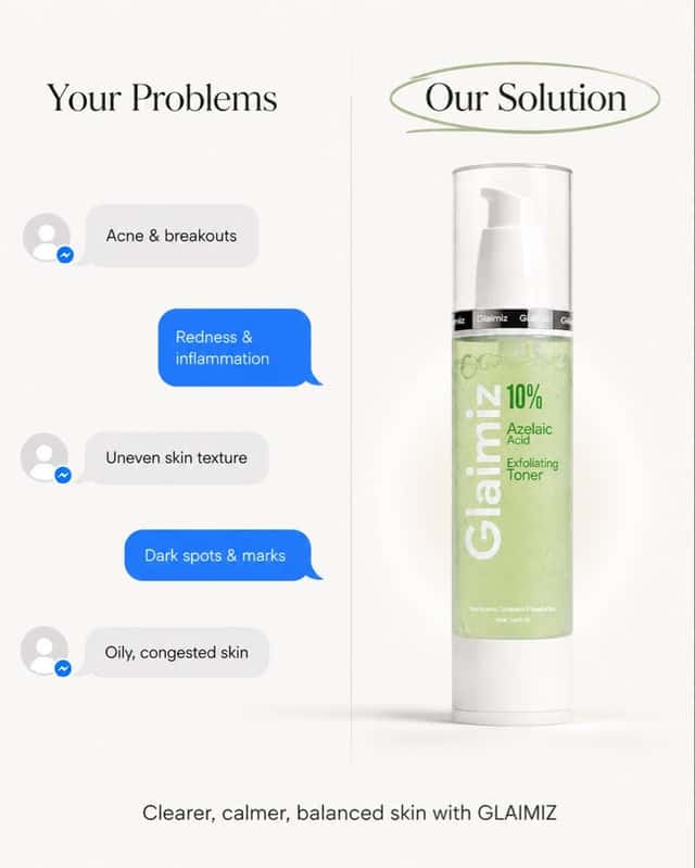 Skincare Split Ad Layout preview