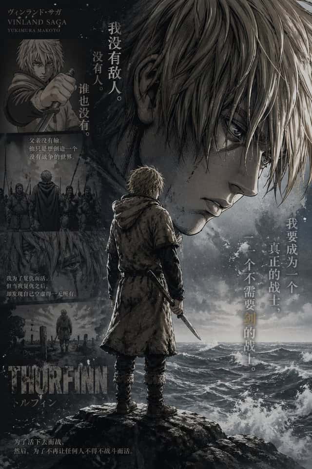 Vinland Saga Thorfinn Storm Poster preview