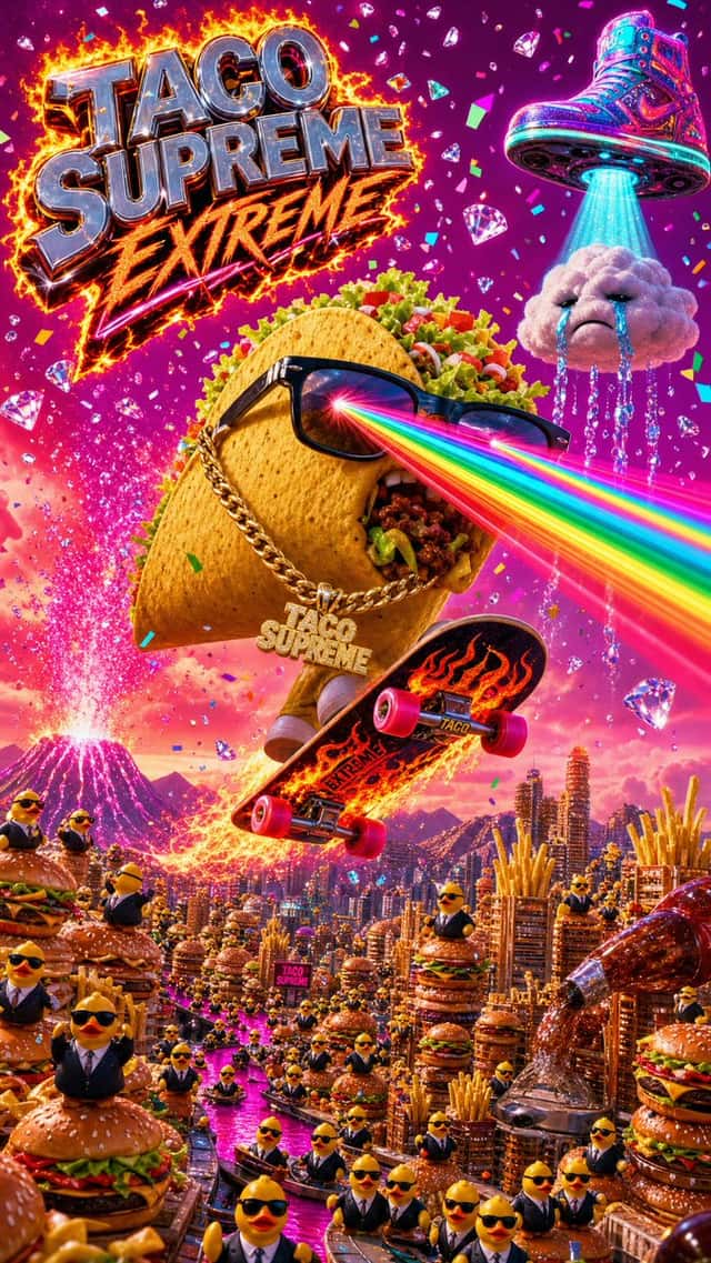 Taco Supreme Extreme Poster preview