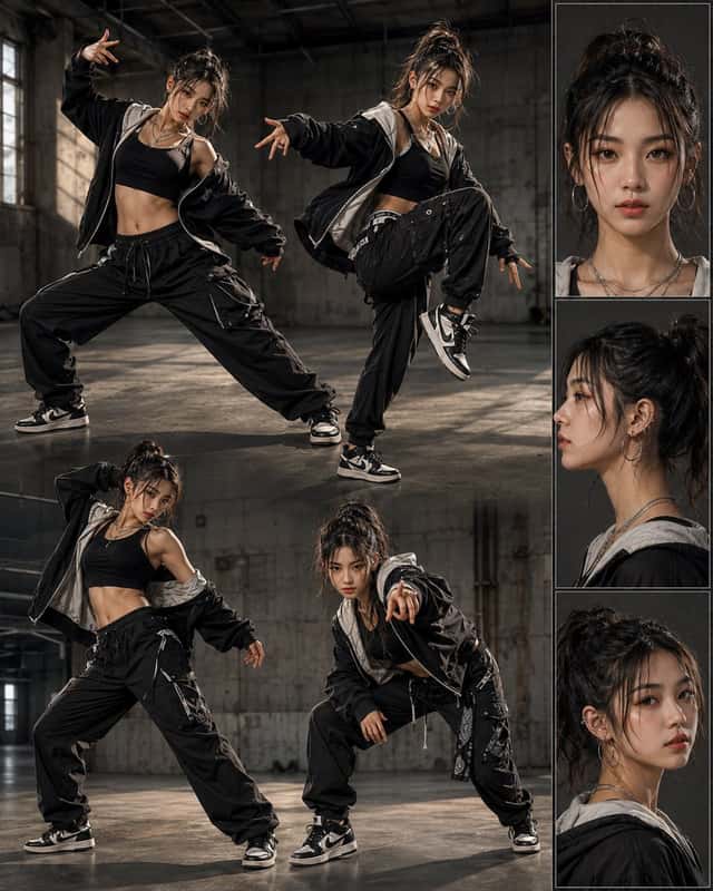 Street Dance Character Design Layout preview