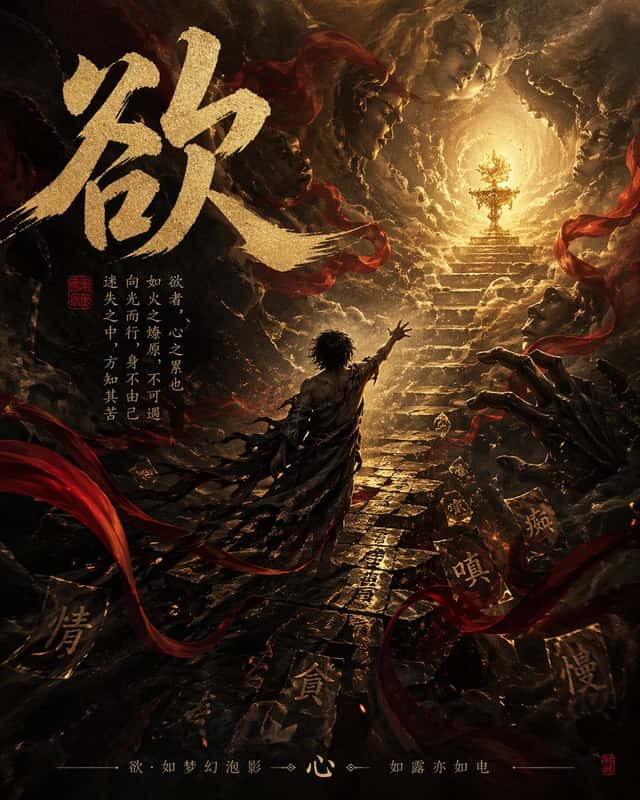 Dark Chinese Fantasy Desire Poster preview