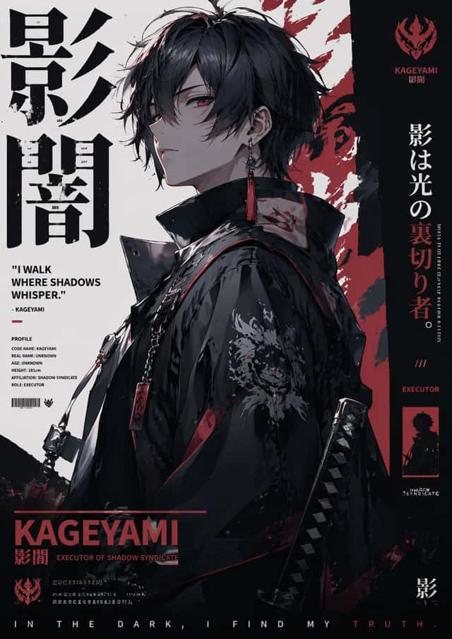 Poster Style Anime Character preview