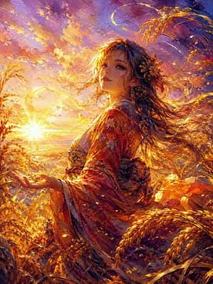 Impasto Harvest Maiden at Sunset preview
