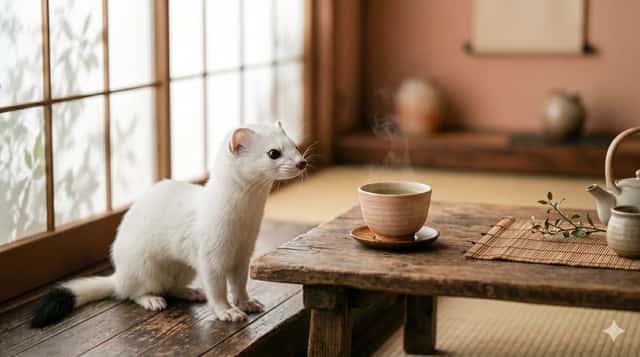 Ermine in a Japanese Tea Room preview