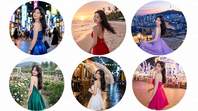 Luxury Editorial Circle Frame Portrait preview