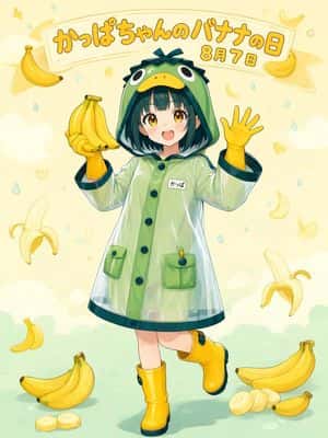 Kappa-chan Banana Day Poster preview