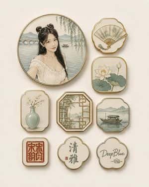 Song Dynasty Enamel Badges preview