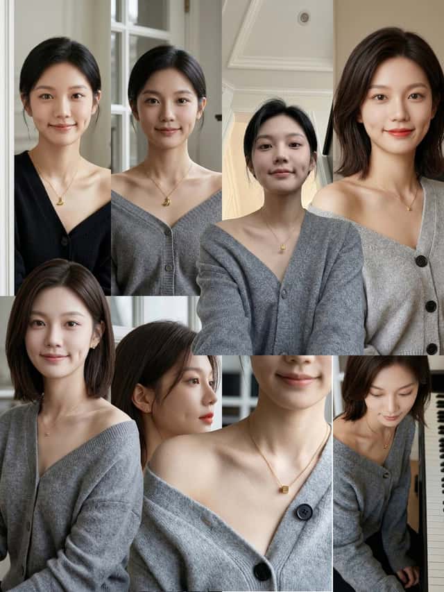 Standard Medium Shot of an Elegant East Asian Woman preview